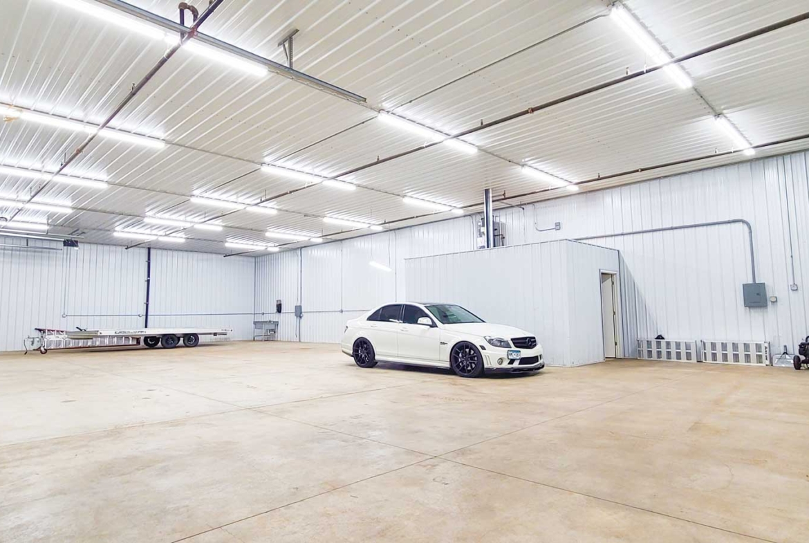 Car dealership detailing property rental in Stearns County, Minnesota.