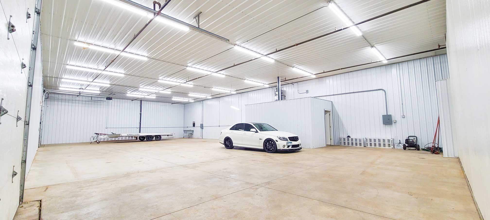 Car dealership detailing property rental in Stearns County, Minnesota.