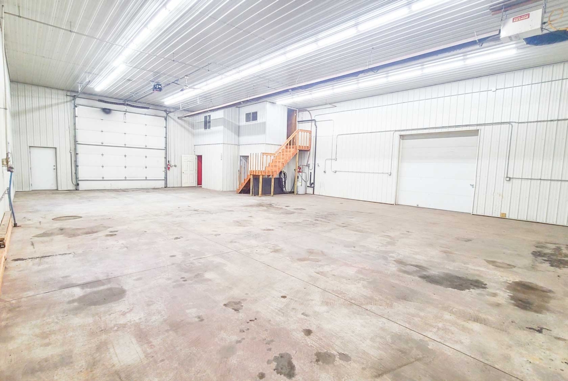 Shops for rent near me with steel lined interior and 16 foot ceilings.